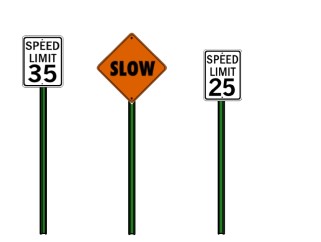现代交通指示牌草图大师模型下载，交通路标指示牌组合sketchup模型分享