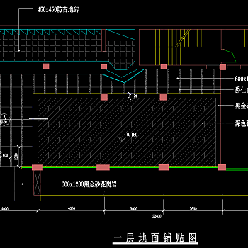 东方威尼斯咖啡厅装修CAD图纸，cad施工图纸