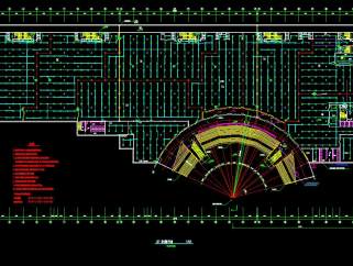 某会展中心2层地下商场电气CAD施工图，商场地下层电气CAD施工图下载