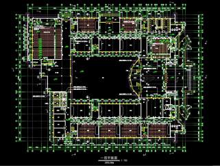 教学楼全套建筑施工图纸，教学楼CAD工程图下载
