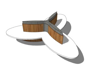 异形椅sketchup模型分享，异形坐椅su模型skp文件下载