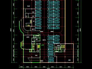 原创别墅CAD施工图，别墅建筑CAD平面布置图下载
