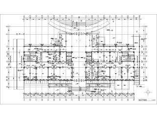 保定市医院建筑施工图CAD图纸下载dwg文件下载