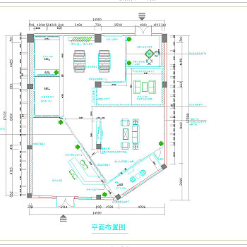 现代地板专卖店设计施工图纸dwg文件下载