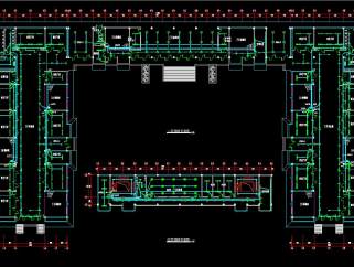 某框架结构超市建筑电气设计方案CAD图纸，超市建筑电气CAD施工图下载