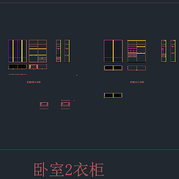 原创现代极简轻奢全屋定制CAD图库，全屋定制CAD图纸下载