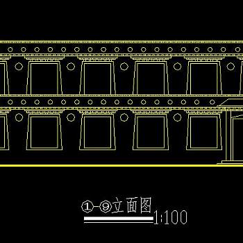 藏式风格门诊楼CAD施工图，门诊CAD建筑图纸下载