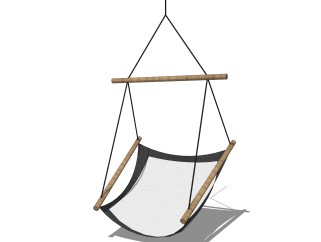 现代创意吊椅草图大师模型，吊椅skp文件下载