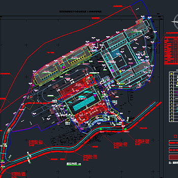 重庆特殊教育中心综合康复楼，教育中心CAD施工图纸下载