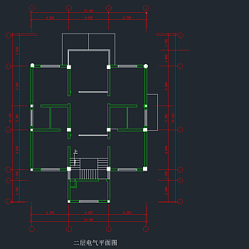 某地区小型别墅电气施工图设计，电气设计施工图下载