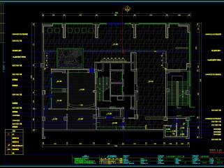 现代售楼处CAD施工图，CAD建筑图纸免费下载