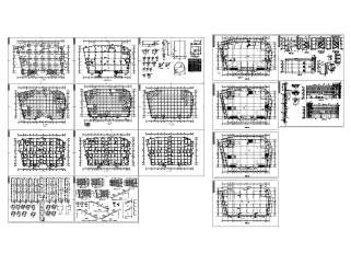 三层商场建筑图设计方案,商场结构图平面图CAD图纸下载