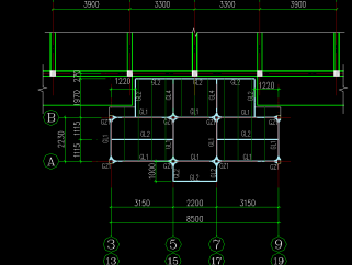 老小区多层住宅加装钢结构电梯CAD施工图，住宅加装钢结构电梯设计图纸下载