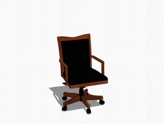 现代办公椅草图大师模型，办公椅sketchup模型下载