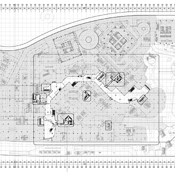 商场空间装修CAD施工图