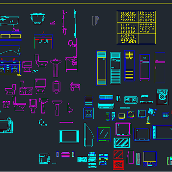 家具灯具玩具植物立面图库,图库CAD建筑图纸下载