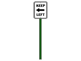 现代英语向左行使道路交通标志牌su模型下载、英语向左行使道路交通标志牌草图大师模型下载