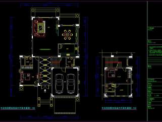 别墅CAD施工图，CAD建筑图纸免费下载