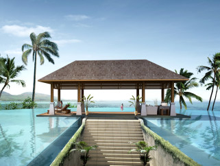 酒店别墅山地滨海2套别墅图纸，巴厘岛风格酒店CAD图纸下载