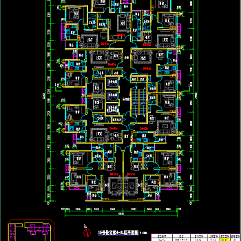 购物广场商业综合体建筑施工图，CAD施工图纸下载