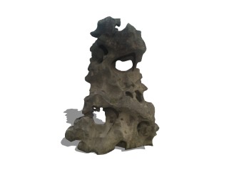 中式太湖石草图大师模型，太湖石sketchup模型免费下载