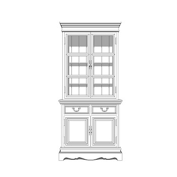 现代简约储物柜草图大师模型，储物柜SKP模型下载