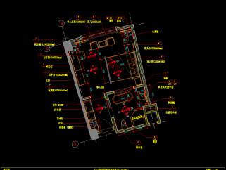 珠海国际酒店CAD施工图，酒店CAD建筑图纸下载