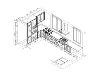 CAD三维橱柜图纸21套CAD图纸下载dwg文件下载