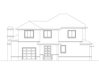 二层独栋别墅建筑CAD施工图