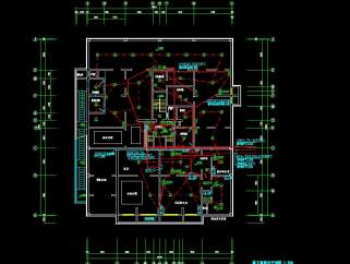 某地12层小高层住宅楼电气设计CAD施工图，高层住宅楼电气设计CAD图纸下载