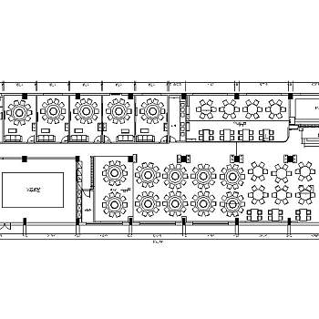 复古地方特色菜馆室内设计施工图