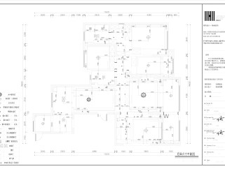 美式样板房装修设计施工图，样板房家装CAD施工图纸下载