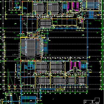 大学学院楼建筑施工图，学院楼CAD施工图纸下载