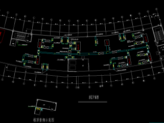 四川某医院手术部空调CAD图纸，空调CAD工程图纸下载