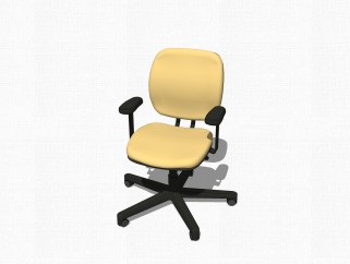 现代办公椅su模型，办公椅skp模型下载