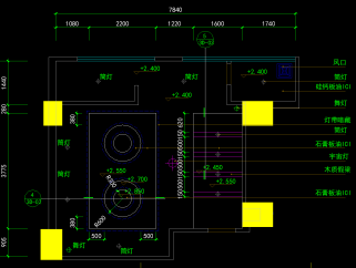 KTV包房CAD施工图，CAD建筑图纸下载