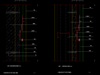 木挂板节点大样图木挂件施工图，节点大样CAD施工图纸下载