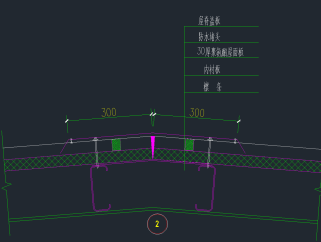 屋面节点CAD施工图，屋面节点CAD建筑图纸下载