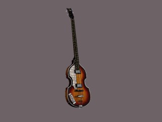 现代吉他草图大师模型，吉他sketchup模型下载