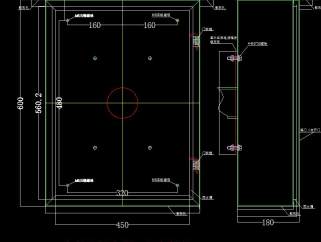 原创室外监控立杆及弱电箱安装大样图CAD弱电设计图纸，室外监控CAD施工图下载