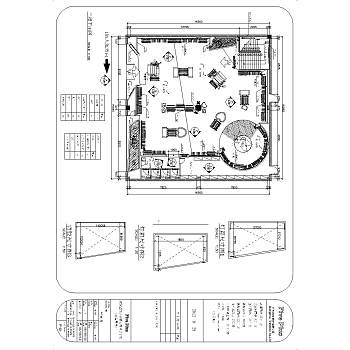 武汉奥特莱斯服装专卖店施工图cad图纸下载