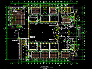 某五层教学楼建筑方案设计，教学楼CAD施工图下载