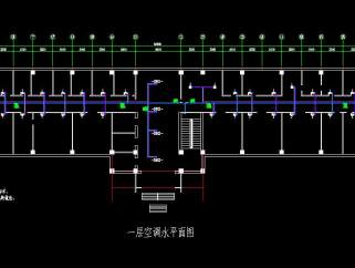 北京某医院住院楼空调图纸设计，医院住院楼空调CAD施工图下载