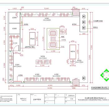 现代服装店CAD施工图dwg文件下载
