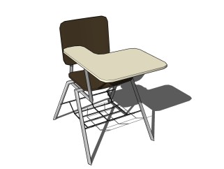现代桌椅 SU模型， 桌椅草图大师模型下载