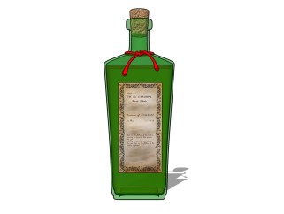  现代酒水饮料草图大师模型，酒水饮料sketchup模型下载