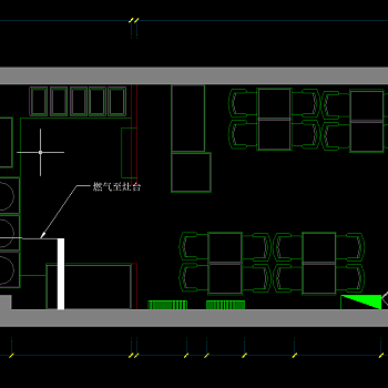 小型快餐店CAD施工图下载、小型快餐店dwg文件下载