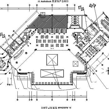 欧式风格国际营销中心设计施工图方案