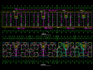 某地6层框架结构商住楼电气设计施工图，商业住楼电气CAD图纸下载