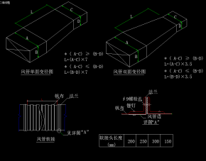 原创中央空调cad图例及大样图纸设计，中央空调大样CAD施工图下载